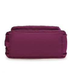 Geometric Embroidery Nylon Shoulder Bag for Women