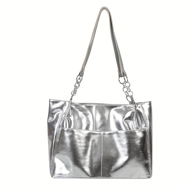 Women's Stylish Tote Shoulder Bag Solid Handbag For Work