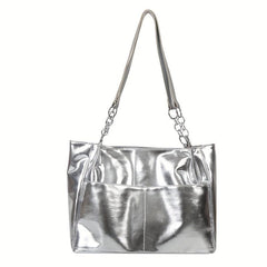 Women's Stylish Tote Shoulder Bag Solid Handbag For Work