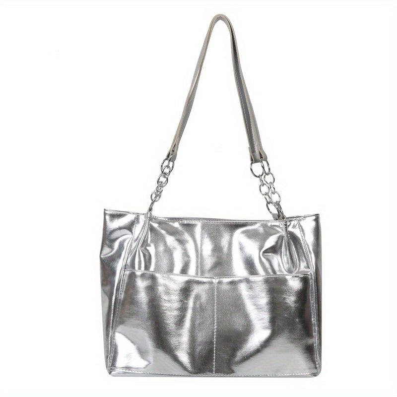Women's Stylish Tote Shoulder Bag Solid Handbag For Work
