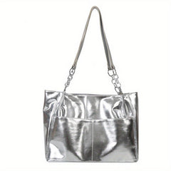 Women's Stylish Tote Shoulder Bag Solid Handbag For Work
