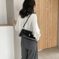 Vintage Flap Shoulder Bag Underarm Purse - Everyday Handbag