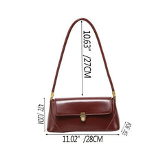 Vintage Flap Shoulder Bag Underarm Purse - Everyday Handbag