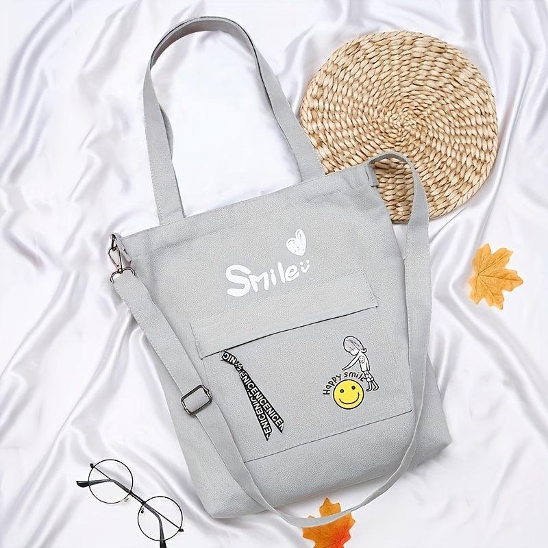 Casual Canvas Shoulder Bag for Women