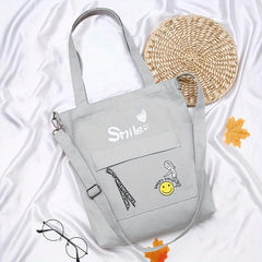 Casual Canvas Shoulder Bag for Women