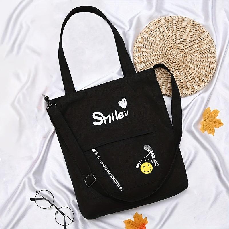 Casual Canvas Shoulder Bag for Women