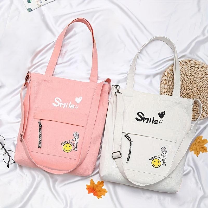 Casual Canvas Shoulder Bag for Women