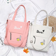 Casual Canvas Shoulder Bag for Women