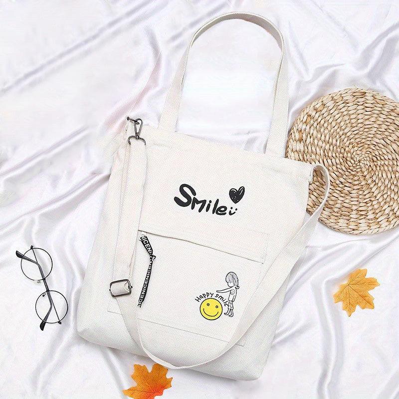 Casual Canvas Shoulder Bag for Women