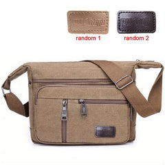 Outdoor Canvas Crossbody Bag Wear resistant Shoulder Bag