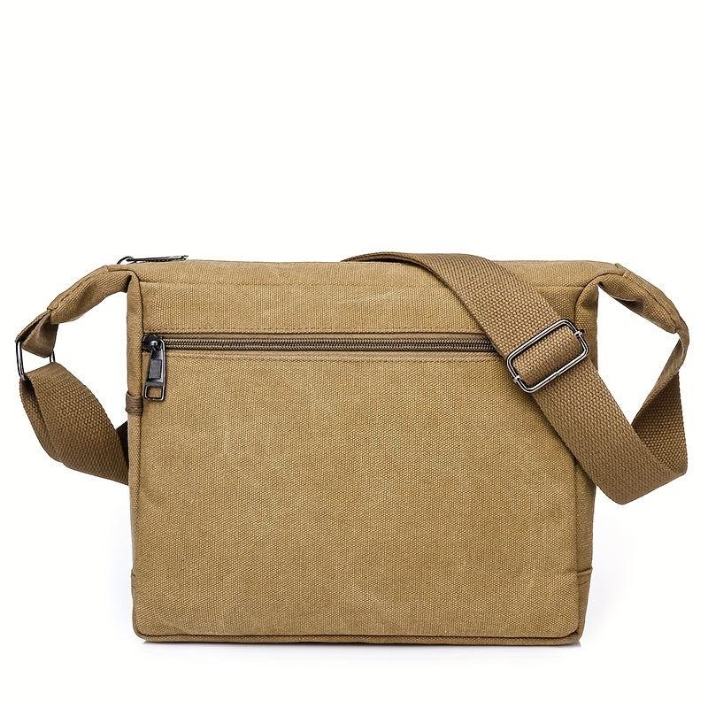 Outdoor Canvas Crossbody Bag Wear resistant Shoulder Bag