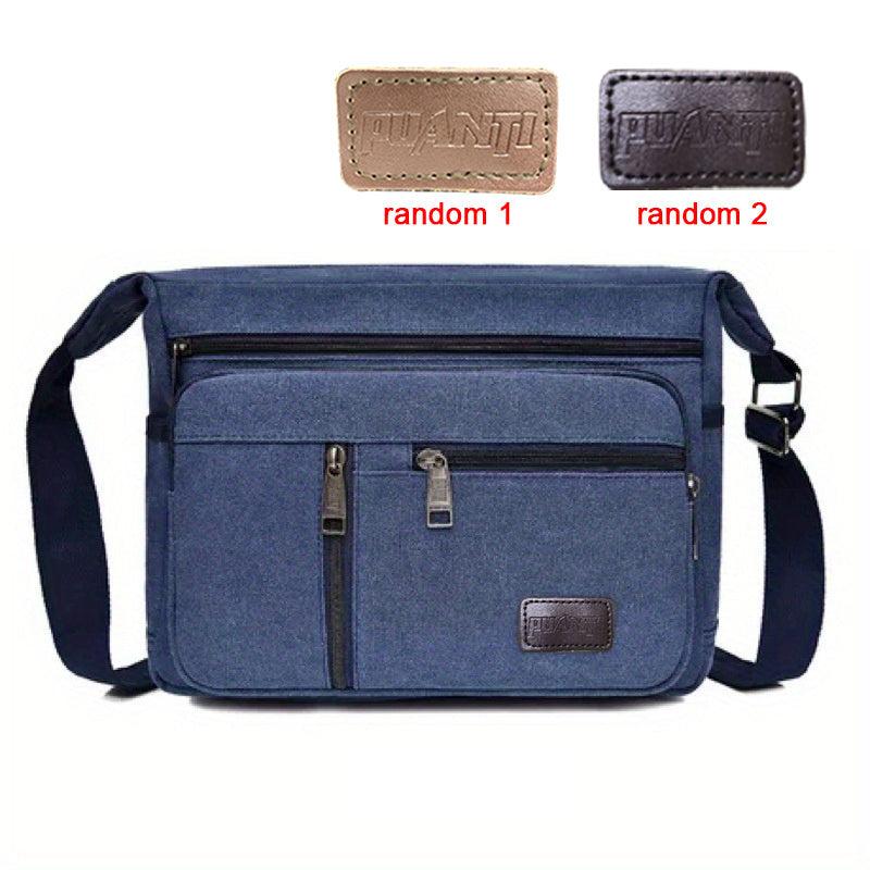 Outdoor Canvas Crossbody Bag Wear resistant Shoulder Bag