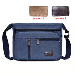 Outdoor Canvas Crossbody Bag Wear resistant Shoulder Bag