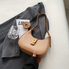 Minimalist Hobo Bag For Women Shoulder Bag Crescent Underarm Purse