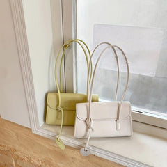 Baguette Bag Solid Shoulder Bag Underarm Bag