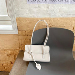 Baguette Bag Solid Shoulder Bag Underarm Bag