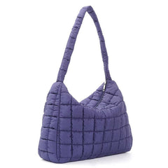 Quilted Hobo Bag Large Capacity Shoulder Handbag