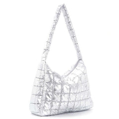 Quilted Hobo Bag Large Capacity Shoulder Handbag