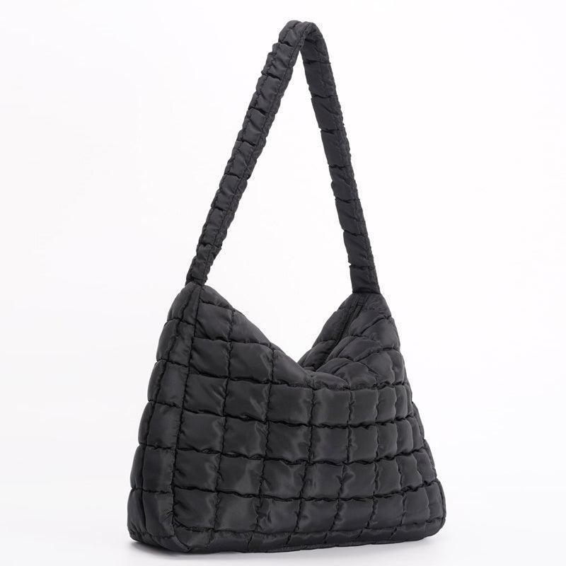 Quilted Hobo Bag Large Capacity Shoulder Handbag