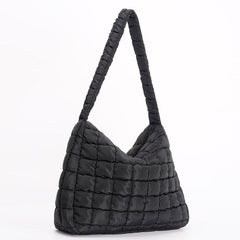 Quilted Hobo Bag Large Capacity Shoulder Handbag