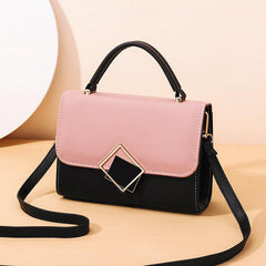 Stylish Crossbody Bag with Metal Decor for Women
