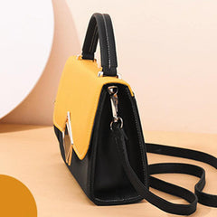 Stylish Crossbody Bag with Metal Decor for Women