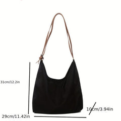 Large Capacity Crossbody Bag Oxford Cloth Shoulder Bag Casual Hobo Bag