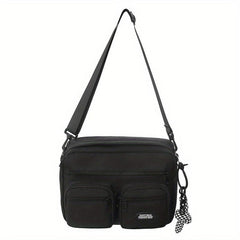 Student Shoulder Bag Large Capacity Crossbody Bag Pockets Messenger Bag