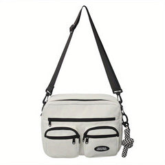 Student Shoulder Bag Large Capacity Crossbody Bag Pockets Messenger Bag