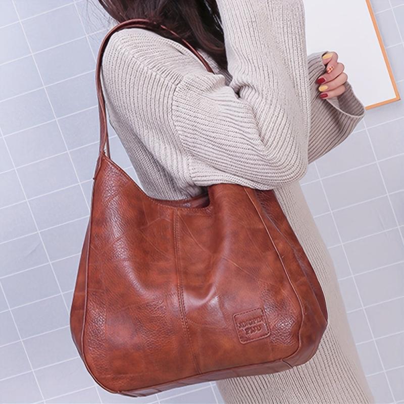 Vintage Hobo Bag Large Capacity Shoulder Tote Bag