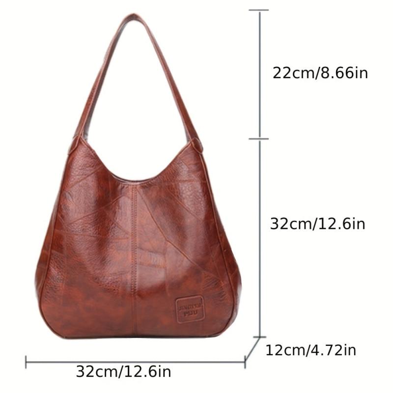 Vintage Hobo Bag Large Capacity Shoulder Tote Bag