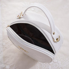 Crocodile Pattern Handbag Circle Purse For Women