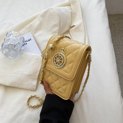 Mini Quilted Flap Chain Phone Bag Crossbody Bag