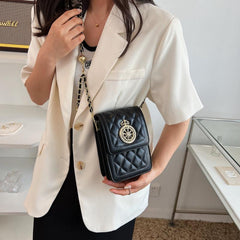 Mini Quilted Flap Chain Phone Bag Crossbody Bag