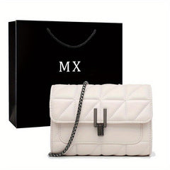 Quilted Crossbody Bag Small Faux Leather Shoulder Bag