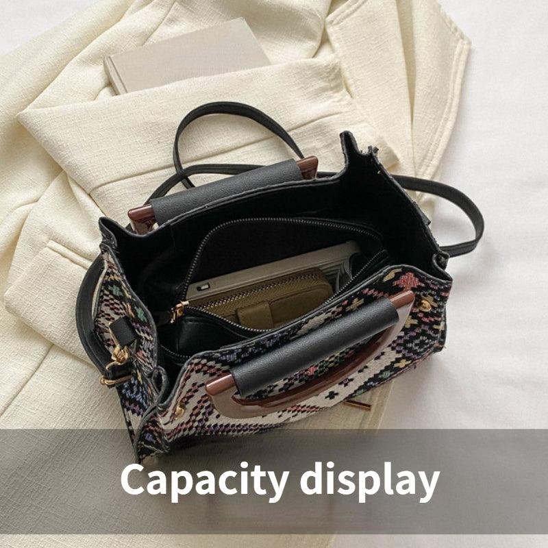 Vintage Ethnic Style Crossbody Bag Women's Boho Handbag & Purse