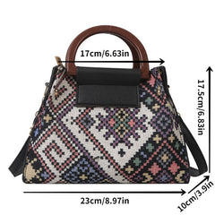 Vintage Ethnic Style Crossbody Bag Women's Boho Handbag & Purse