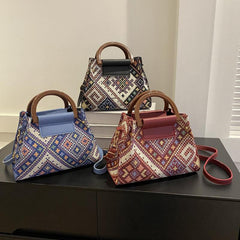 Vintage Ethnic Style Crossbody Bag Women's Boho Handbag & Purse