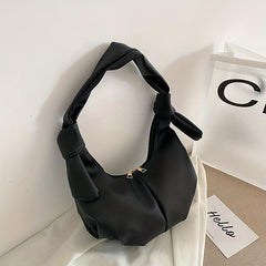 Textured Underarm Hobo Bag Stylish Shoulder Purse & Handbag