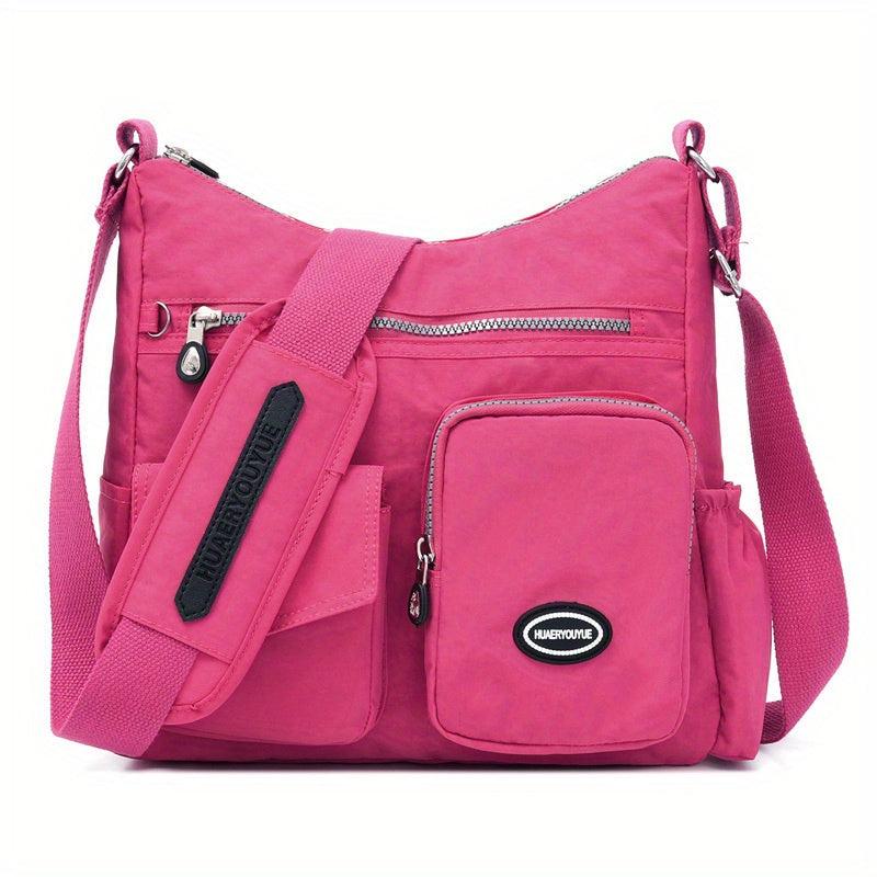Large Capacity Shoulder Bag Zipper Purse for Students