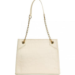 Crocodile Embossed Shoulder Bag Chain Bag For Work