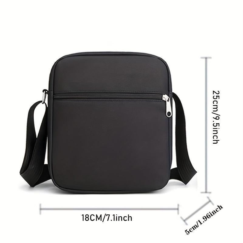 Cartoon Anime Print Crossbody Bag Casual Nylon Shoulder Bag