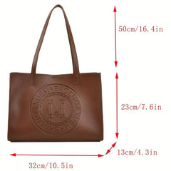 Vintage Embossed Tote Bag
