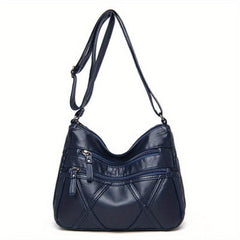 Vintage Hobo Shoulder Bag Zipper Crossbody Bag Lightweight Work