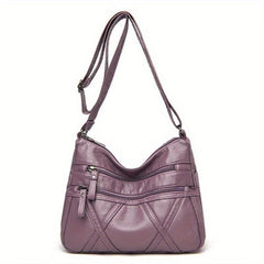 Vintage Hobo Shoulder Bag Zipper Crossbody Bag Lightweight Work
