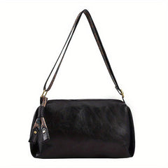 Retro Vintage Underarm Bag PU Leather Crossbody Bag Purse