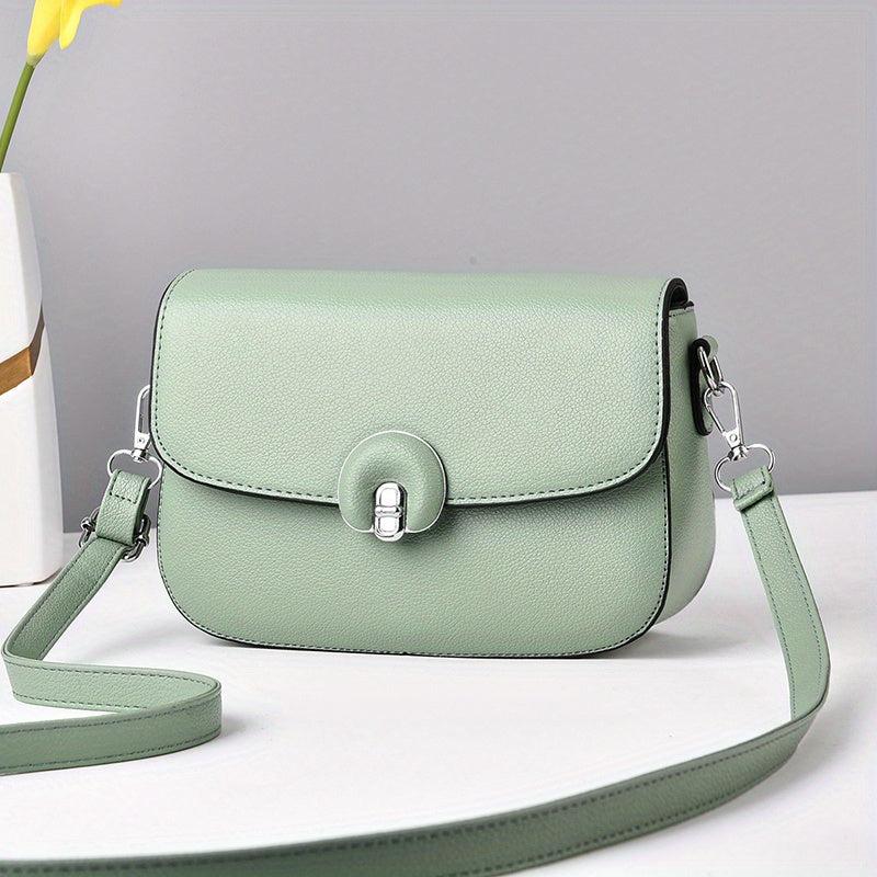 Minimalist Solid Crossbody Shoulder Bag for Women