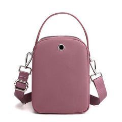 Women's Nylon Crossbody Bag Mini Handbag with Earphone Hole