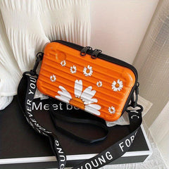 Floral Print Shoulder Bag Crossbody Bag for Shopping
