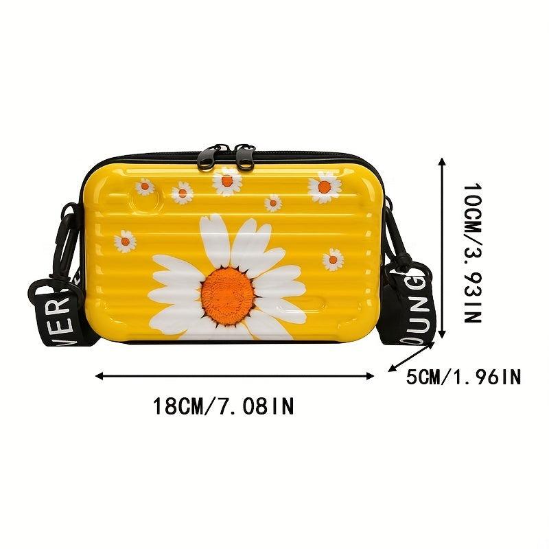 Floral Print Shoulder Bag Crossbody Bag for Shopping